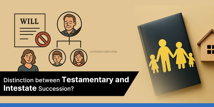 Distinction between Testamentary and Intestate Succession?