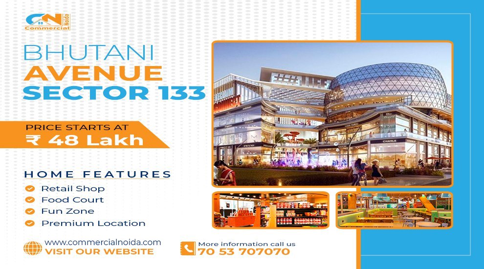 Bhutani  Avenue 133: Prime Retail Destination Along Noida Expressway