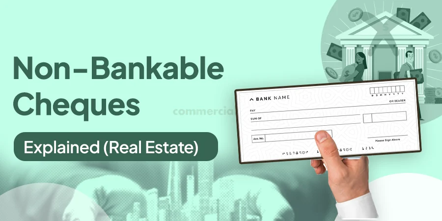 What is Non–Bankable Cheque in Real Estate and How it works