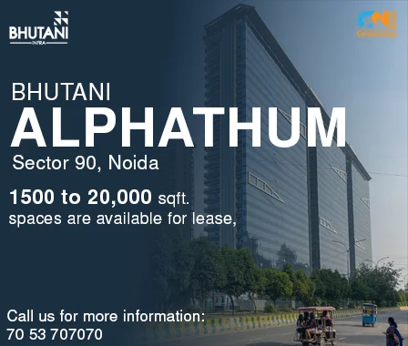 office space for rent in Bhutani alphathum noida
